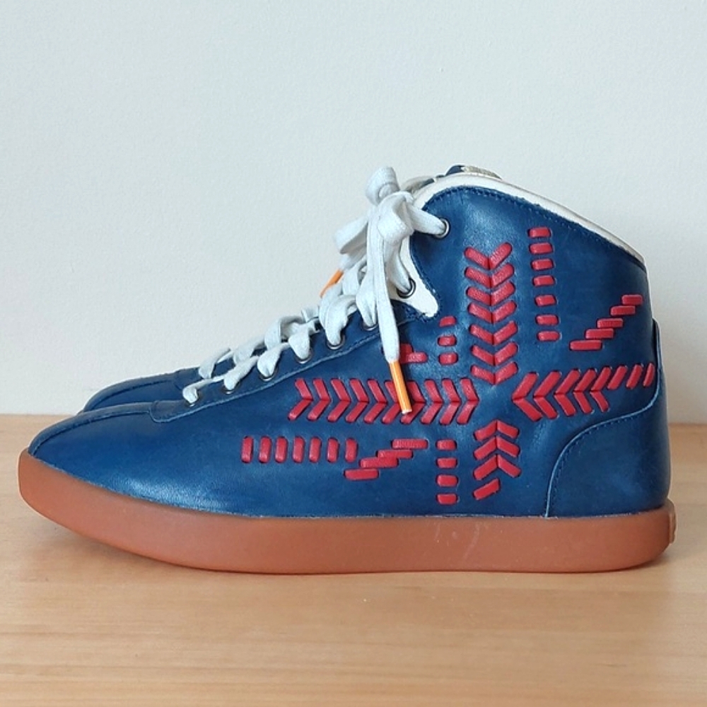Alexander mcqueen × puma leather sneakers